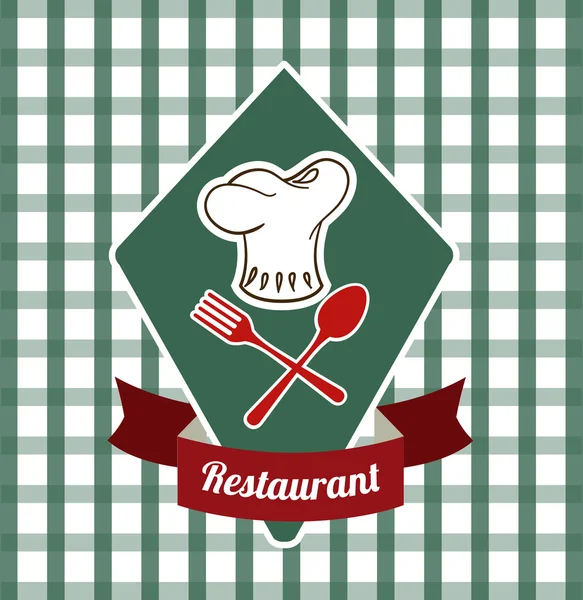 Diseño del restaurante — Vector de stock