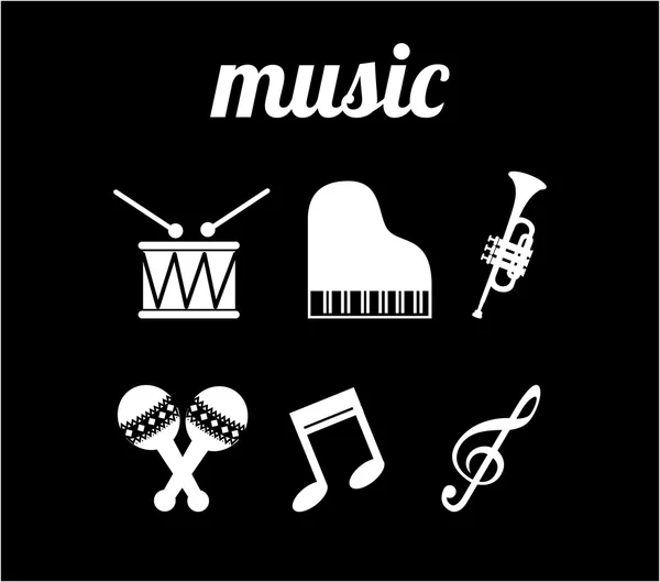 Music design — Stockvector