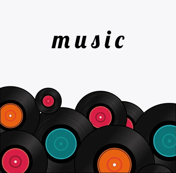Musikdesign — Stockvektor