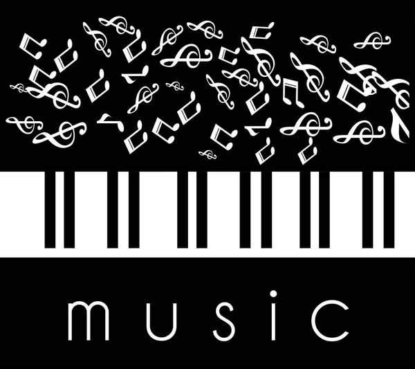 Diseño musical — Vector de stock
