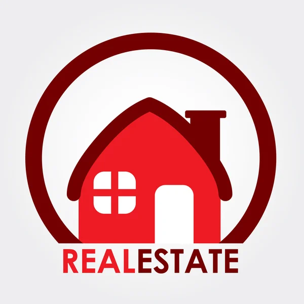 Desain real estate - Stok Vektor