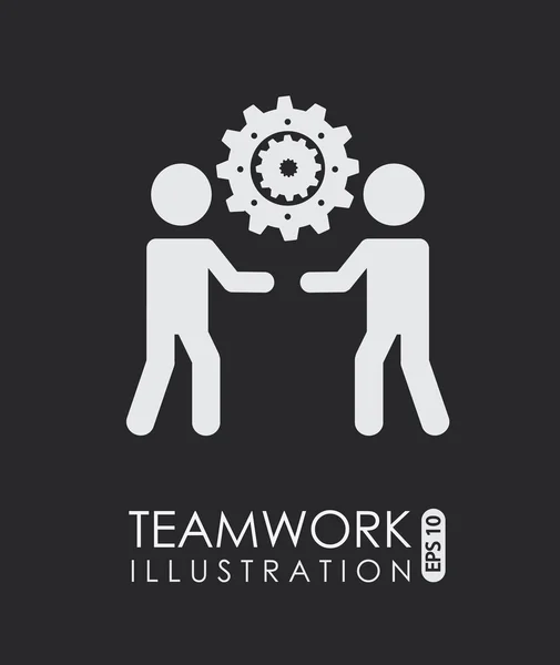 Teamwork design — Stock Vector