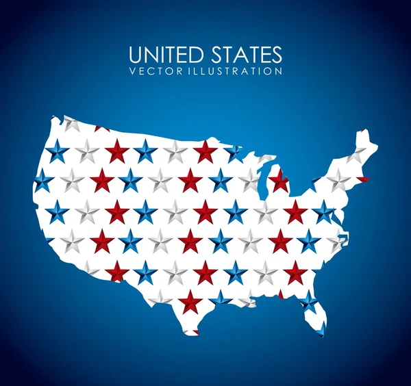 Diseño de usa — Vector de stock