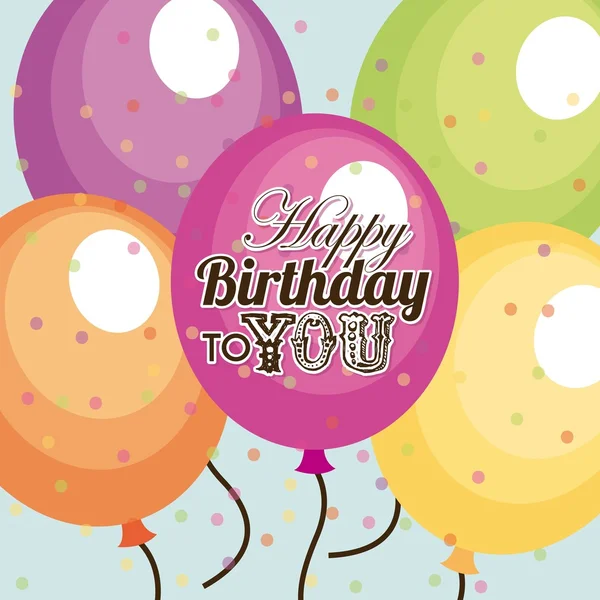 Birthday design — Stock Vector