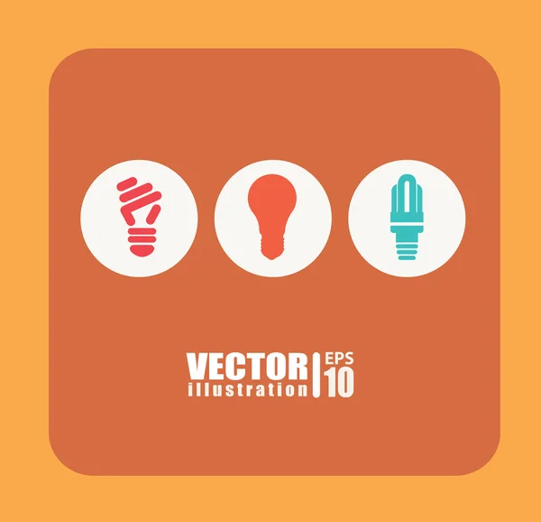 Bulb design — Stock Vector