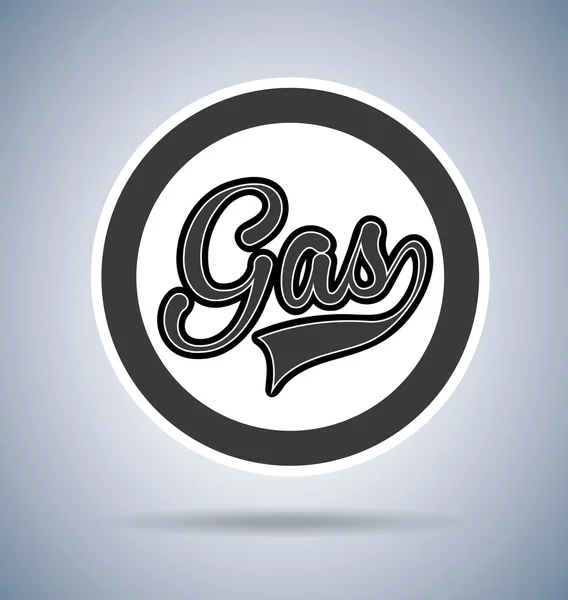 Diseño de gas — Vector de stock
