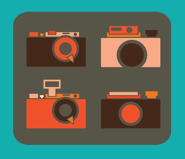 Camera design — Stock Vector