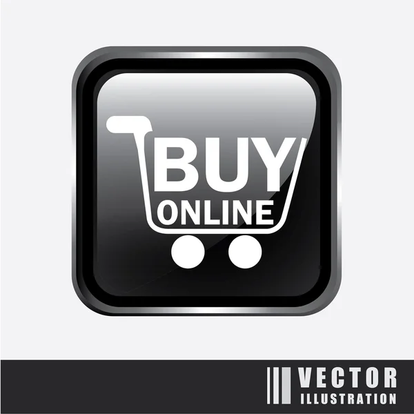 Design shopping — Image vectorielle