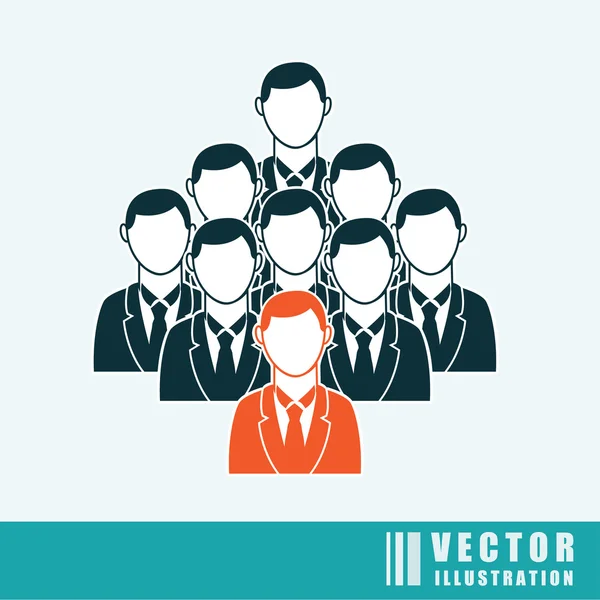 Diseño de personas — Vector de stock