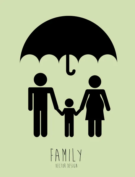 Familiendesign — Stockvektor