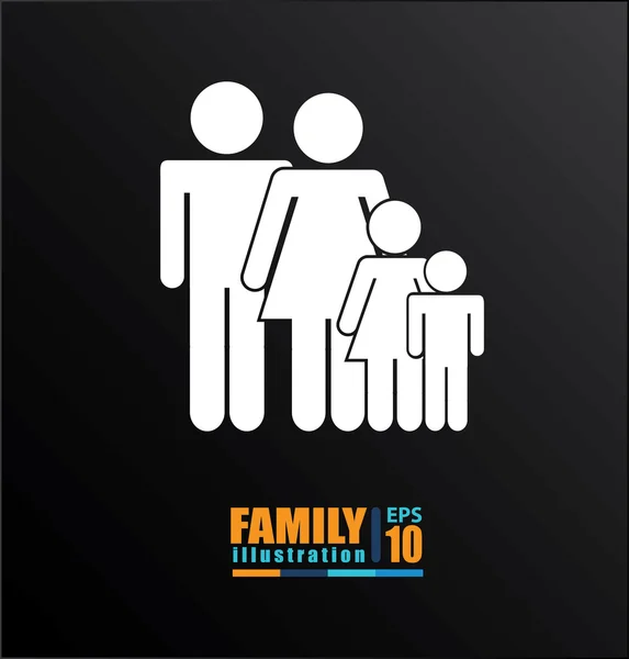 Familie ontwerp — Stockvector