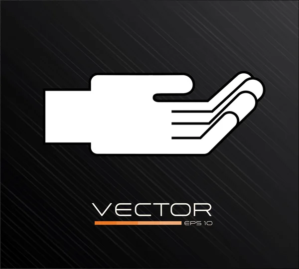 Diseño de mano — Vector de stock