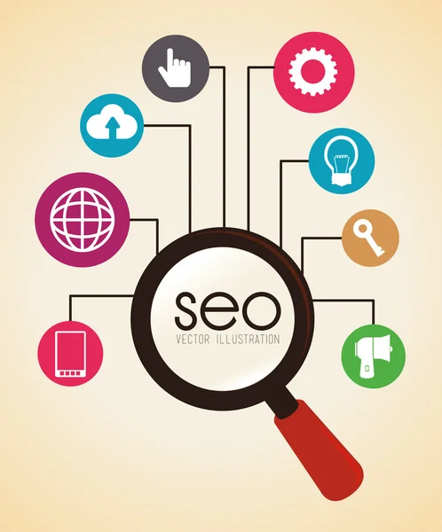 Conception SEO — Image vectorielle