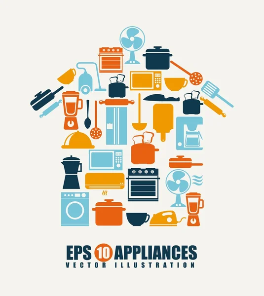 Appliances design — Stock Vector