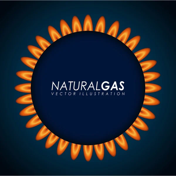 Diseño de gas — Vector de stock