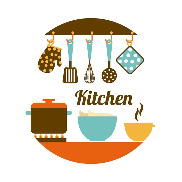 Küchendesign — Stockvektor