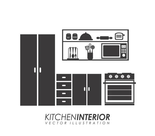 Mutfak Tasarımı — Stok Vektör