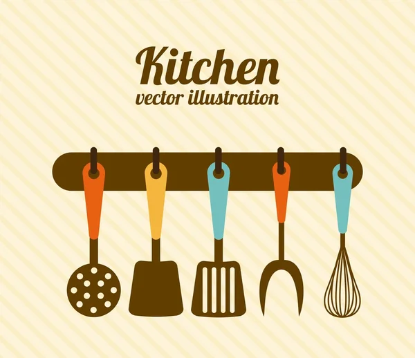 Kitchen design — Stock Vector