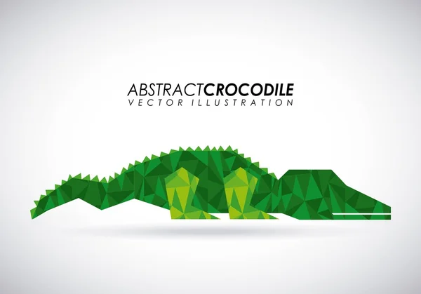 Design de crocodilo — Vetor de Stock