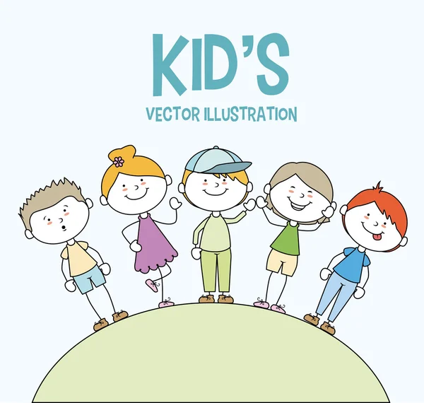 Kids design — Stock Vector