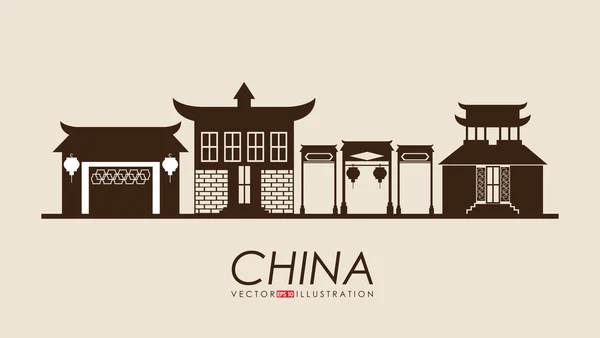 China design — Stock Vector