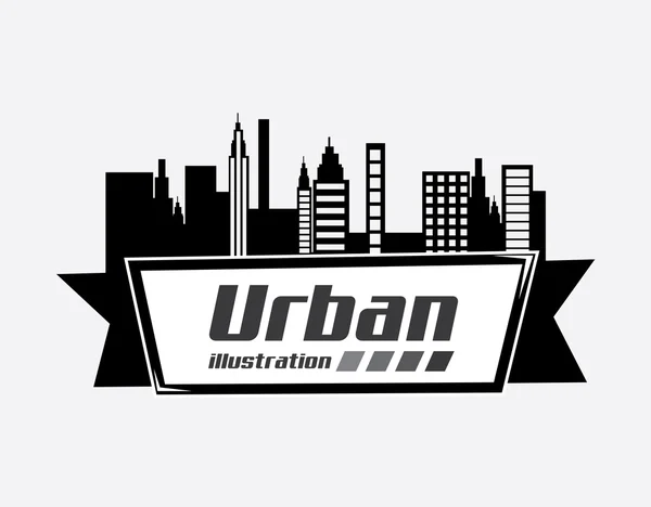 Urban design — Stock Vector