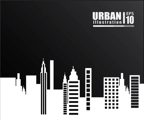 Urban design — Stock Vector