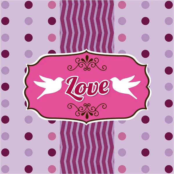 Design d'amour — Image vectorielle