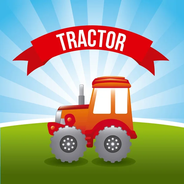 Diseño del tractor — Archivo Imágenes Vectoriales