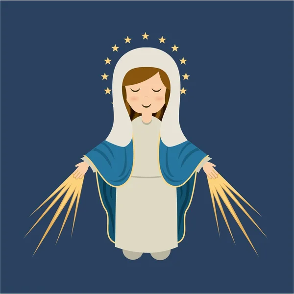 Holy Mary design — Stock Vector