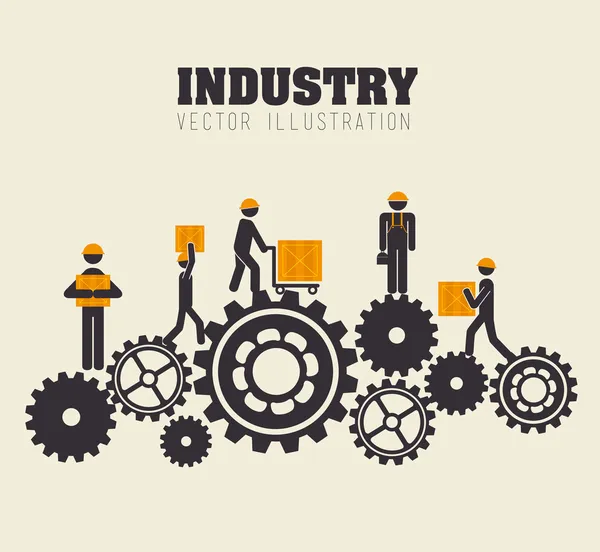 Industrie ontwerp — Stockvector