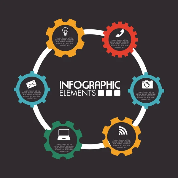 Infographic design — Stock Vector