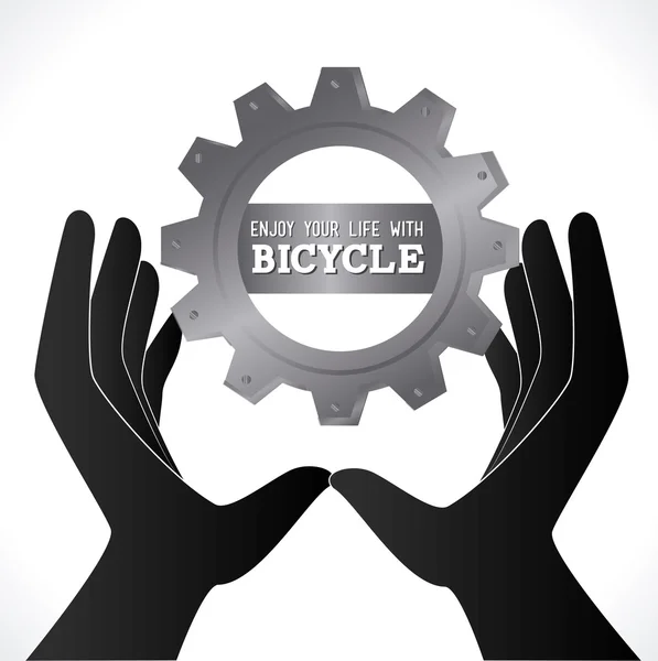 Projekt rower — Wektor stockowy