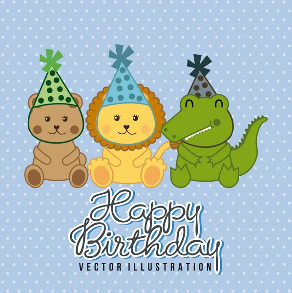 Diseño de cumpleaños — Archivo Imágenes Vectoriales