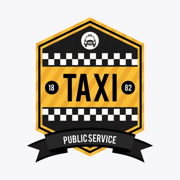 タクシー設計 — ストックベクタ