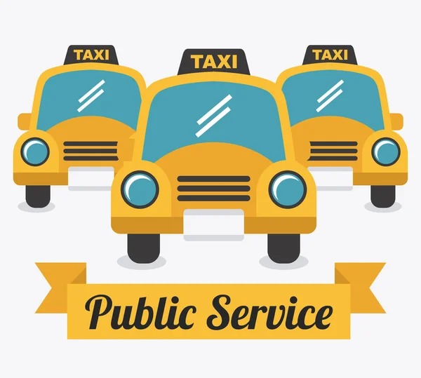 Taxi design — Stock Vector