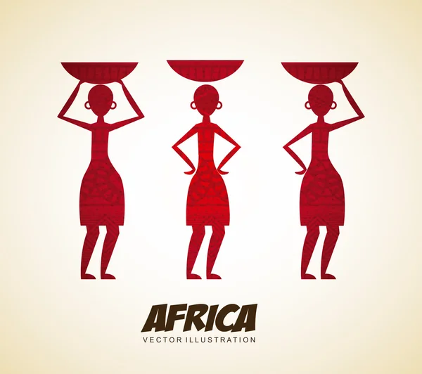 Afrika ontwerp — Stockvector