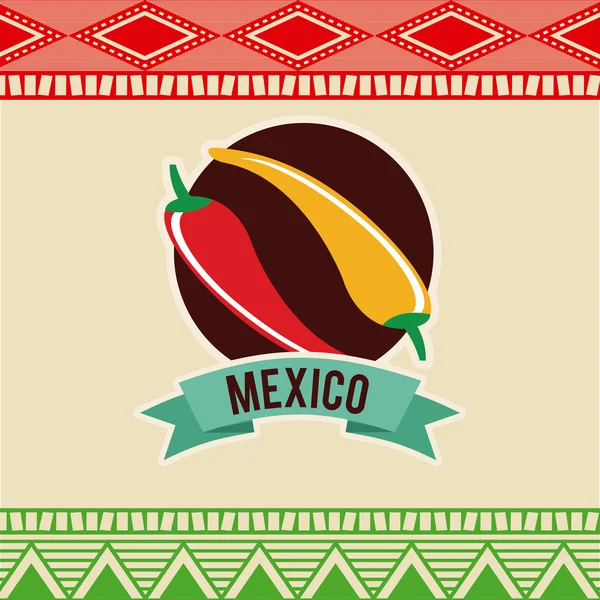 México diseño — Vector de stock