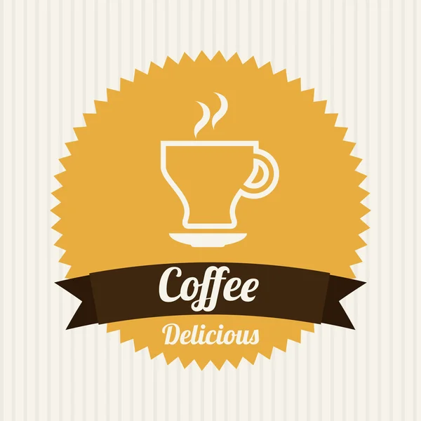 Diseño de café — Vector de stock