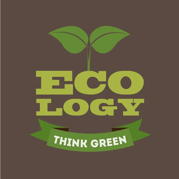 Conception écologique — Image vectorielle