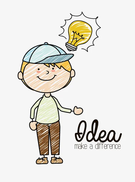 Idea design — Stock Vector