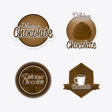 Chocolate design clipart