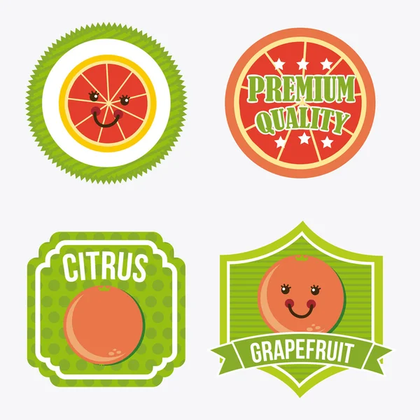 Design de frutas — Vetor de Stock