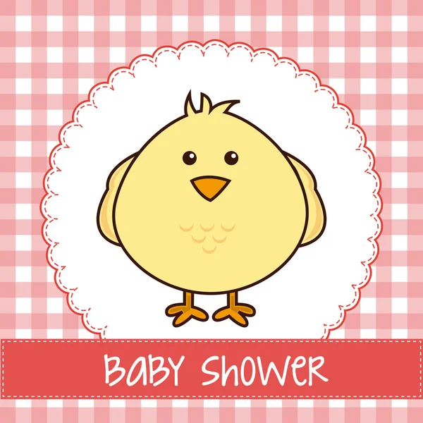 Baby douche ontwerp — Stockvector