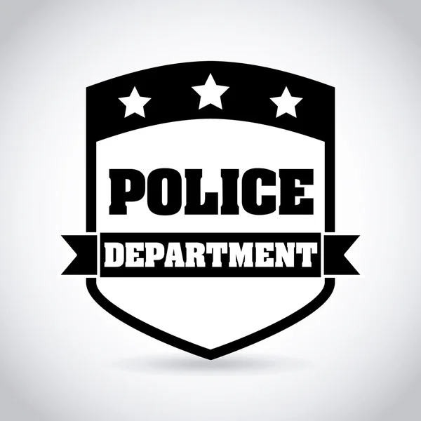 Diseño policial — Vector de stock