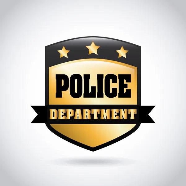 Diseño policial — Vector de stock