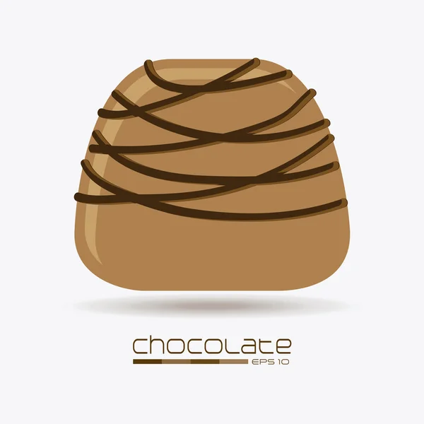 Projekt czekolada — Wektor stockowy