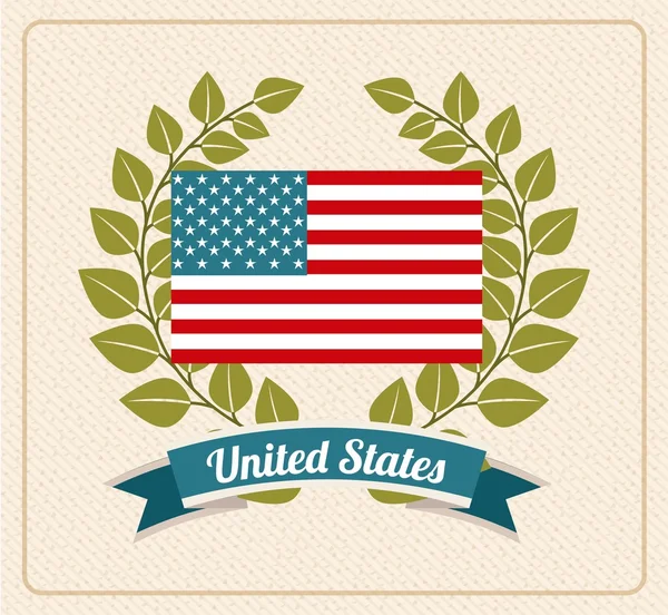 USA design — Stockový vektor