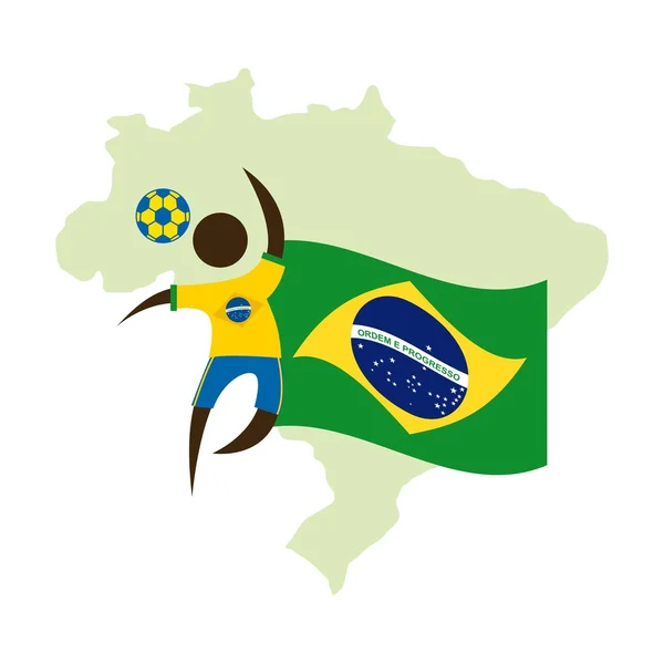 Brazil design — Stock Vector