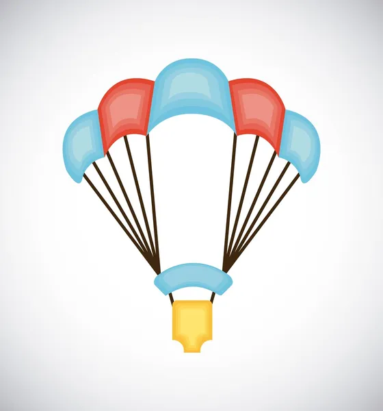 Diseño de parapente — Vector de stock